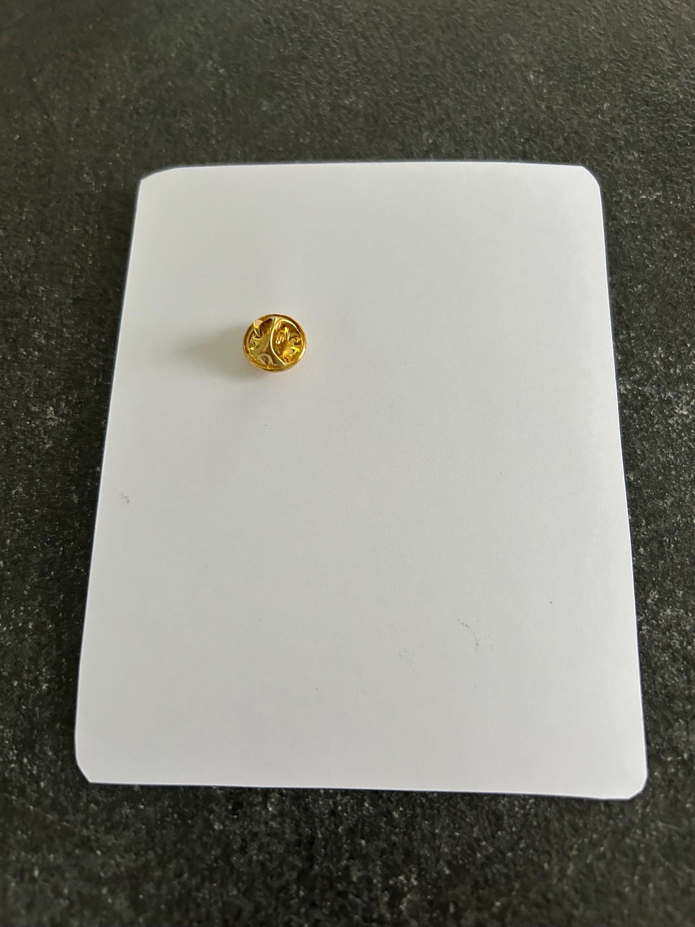 Carte “Merci de tout mon cœur” avec Pin's cœur en résine – Cadeau - cœur paillète