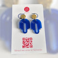 Boucles d’oreilles ARTY CO – Blue Statement