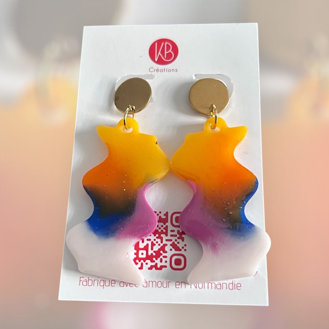 Boucles d’oreilles ARTY CO – Sunset Pop