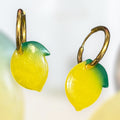 Créole citron jaune en résine