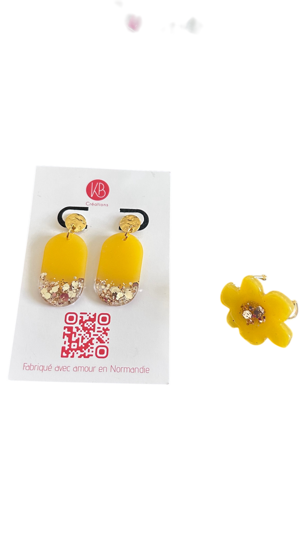 Boucles d’oreilles « Capsule Pailletée »