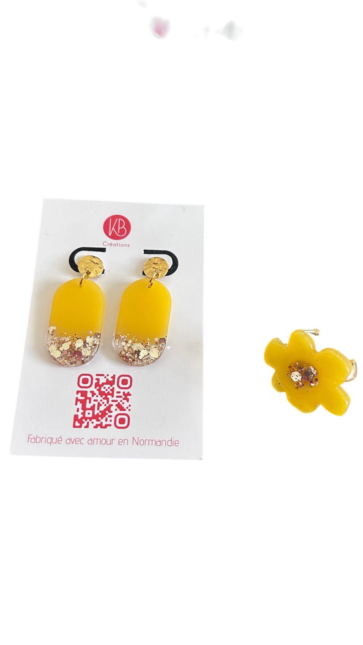 Boucles d’oreilles « Capsule Pailletée »
