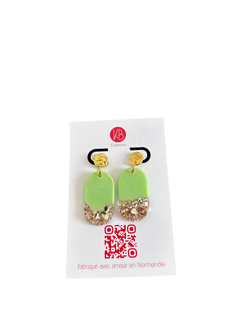 Boucles d’oreilles « Capsule Pailletée »