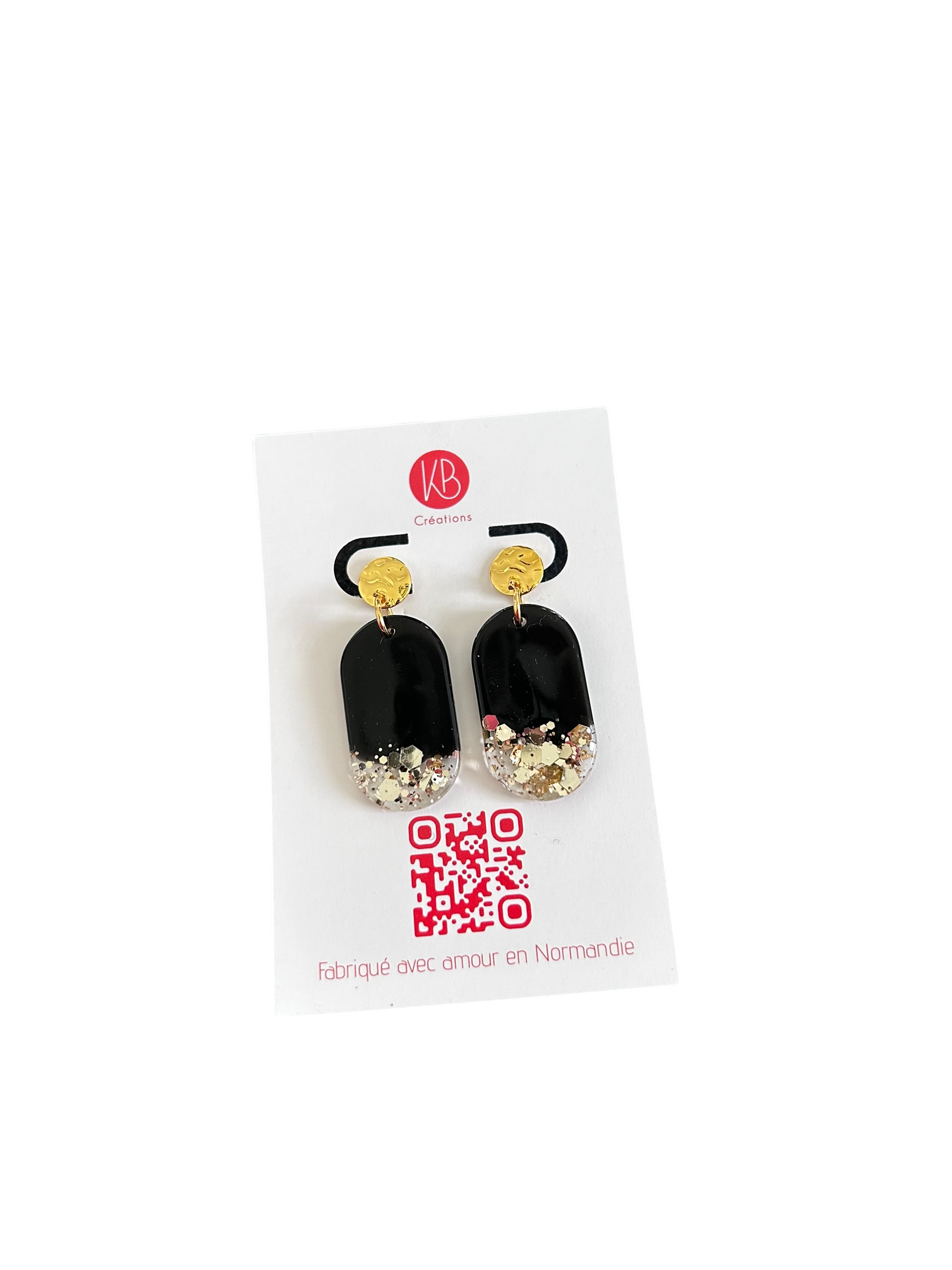 Boucles d’oreilles « Capsule Pailletée »