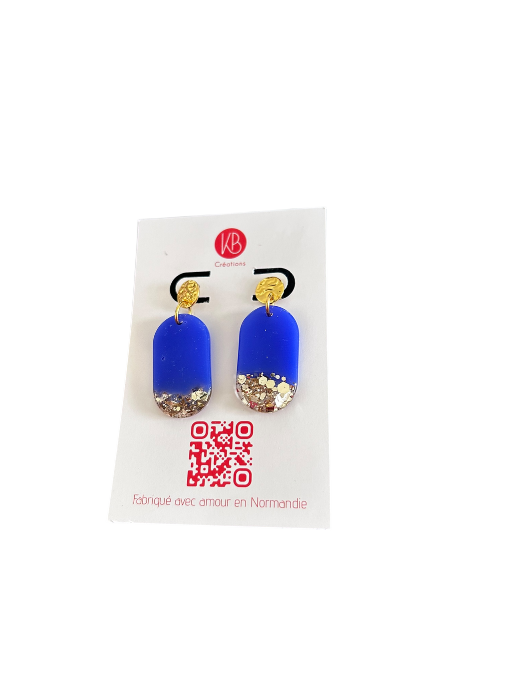 Boucles d’oreilles « Capsule Pailletée »