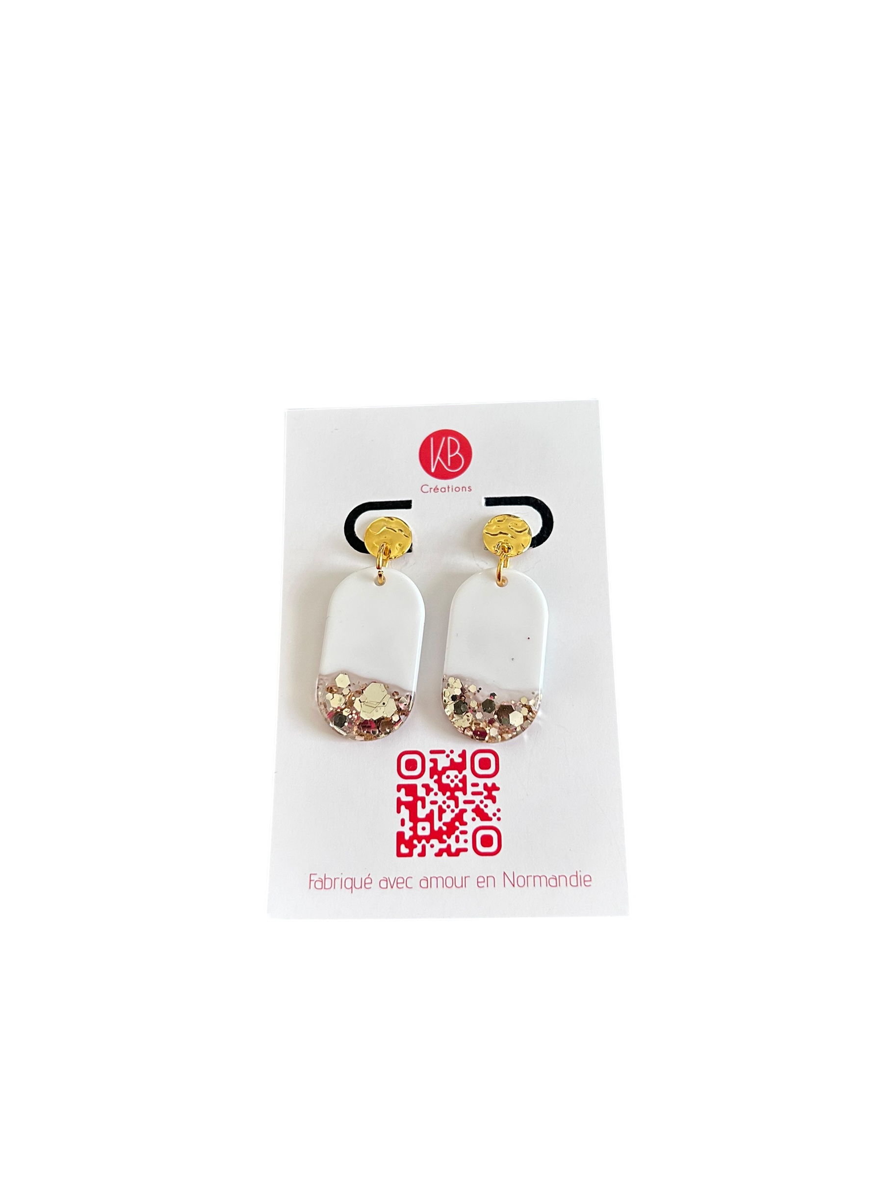 Boucles d’oreilles « Capsule Pailletée »
