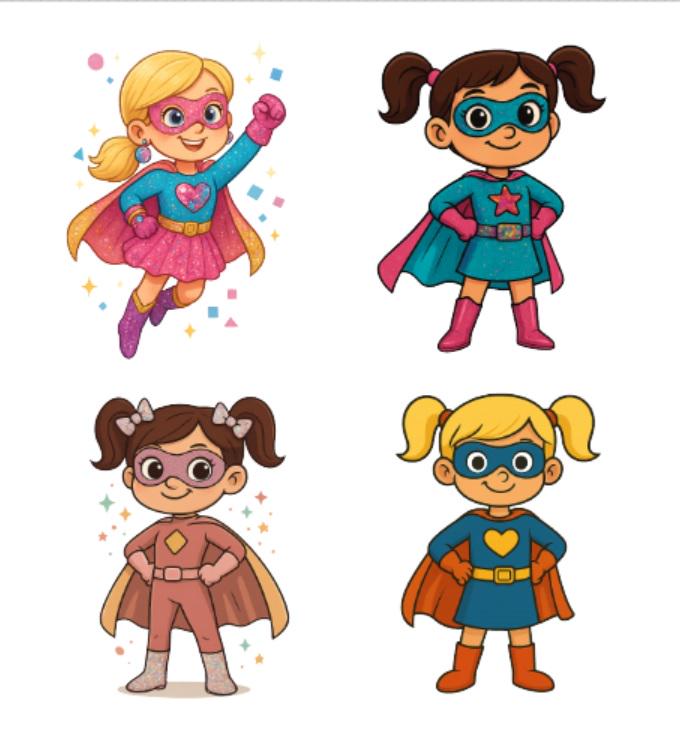 Badge Super Grande Sœur Personnalisé - Héros en version blond ou brun – Cadeau pour grande soeur